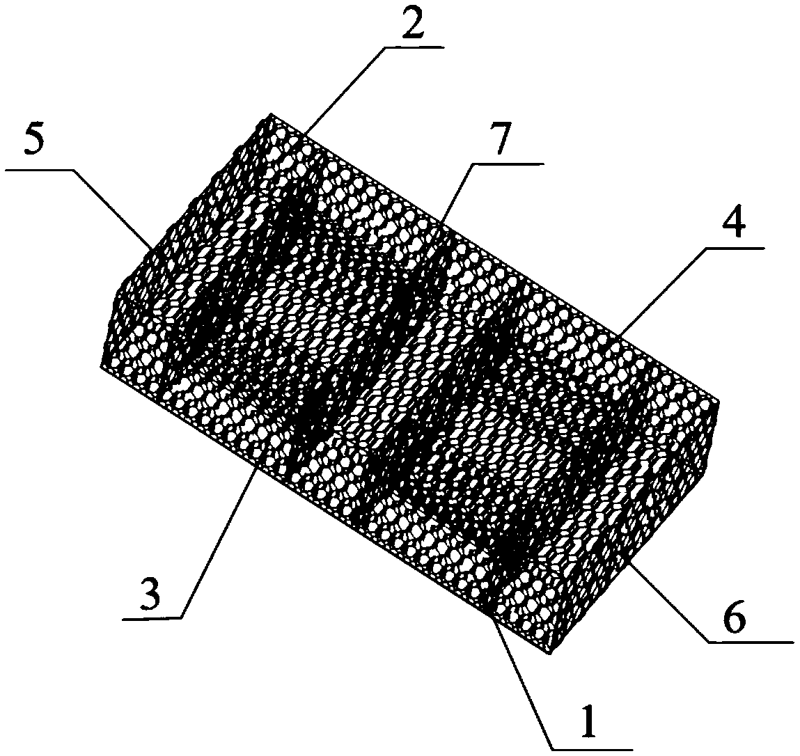 Gabion bracing system for ecological restoration of high-steep rock slope and laying method of gabion bracing system