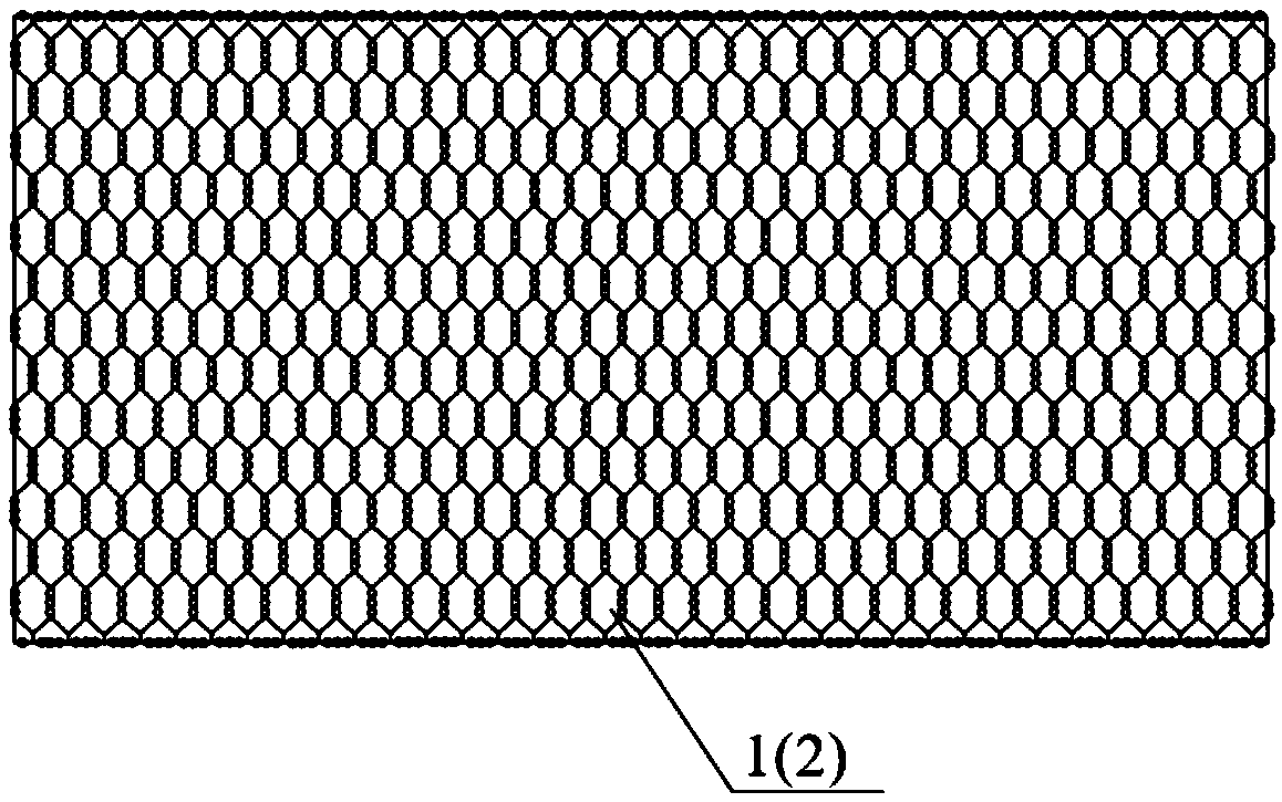 Gabion bracing system for ecological restoration of high-steep rock slope and laying method of gabion bracing system