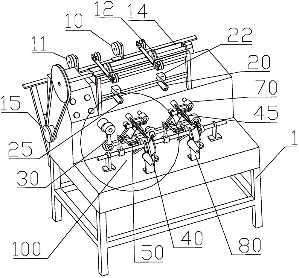 Automatic bottom thread winding machine