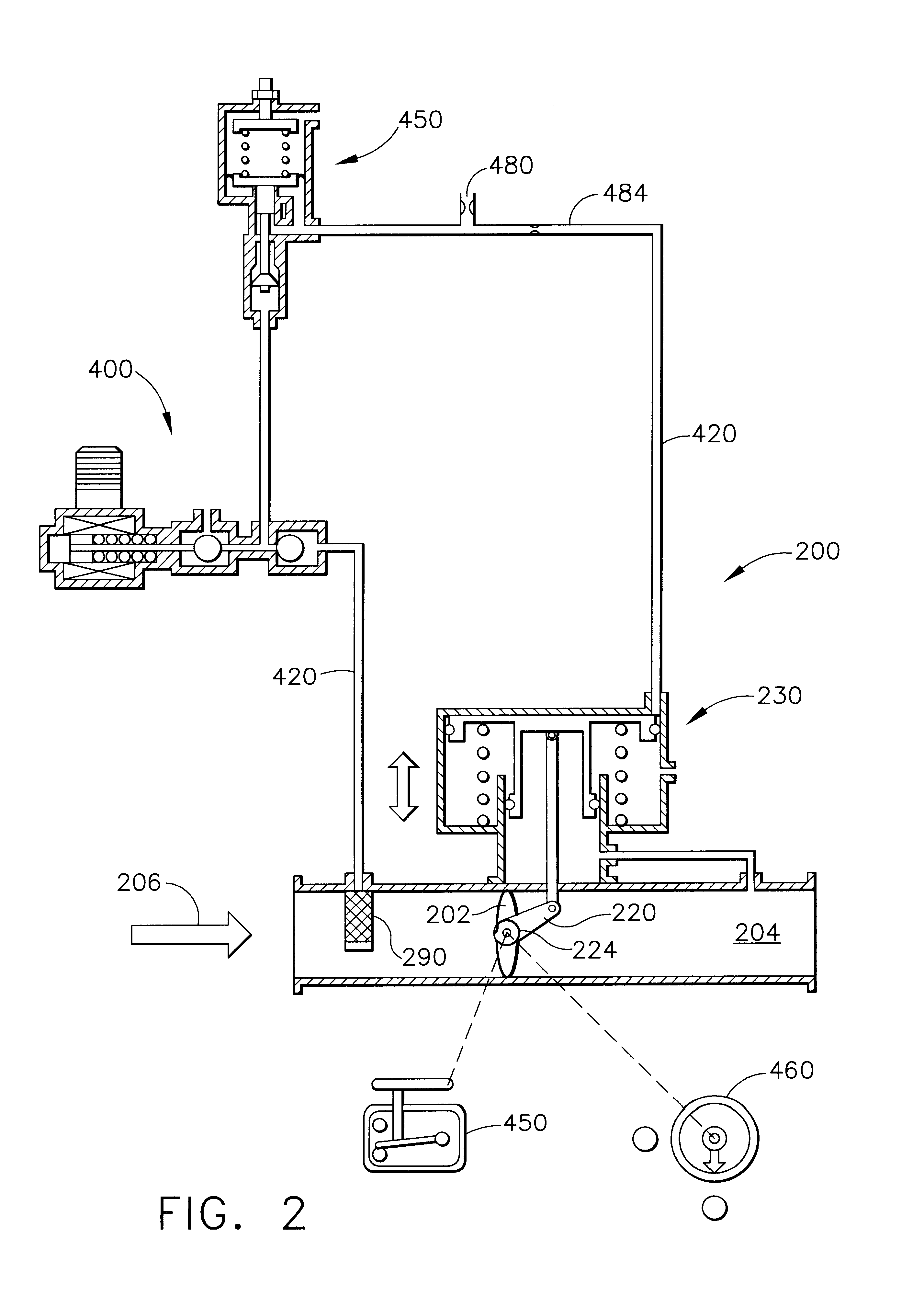 Micro volume actuator for an air turbine starter