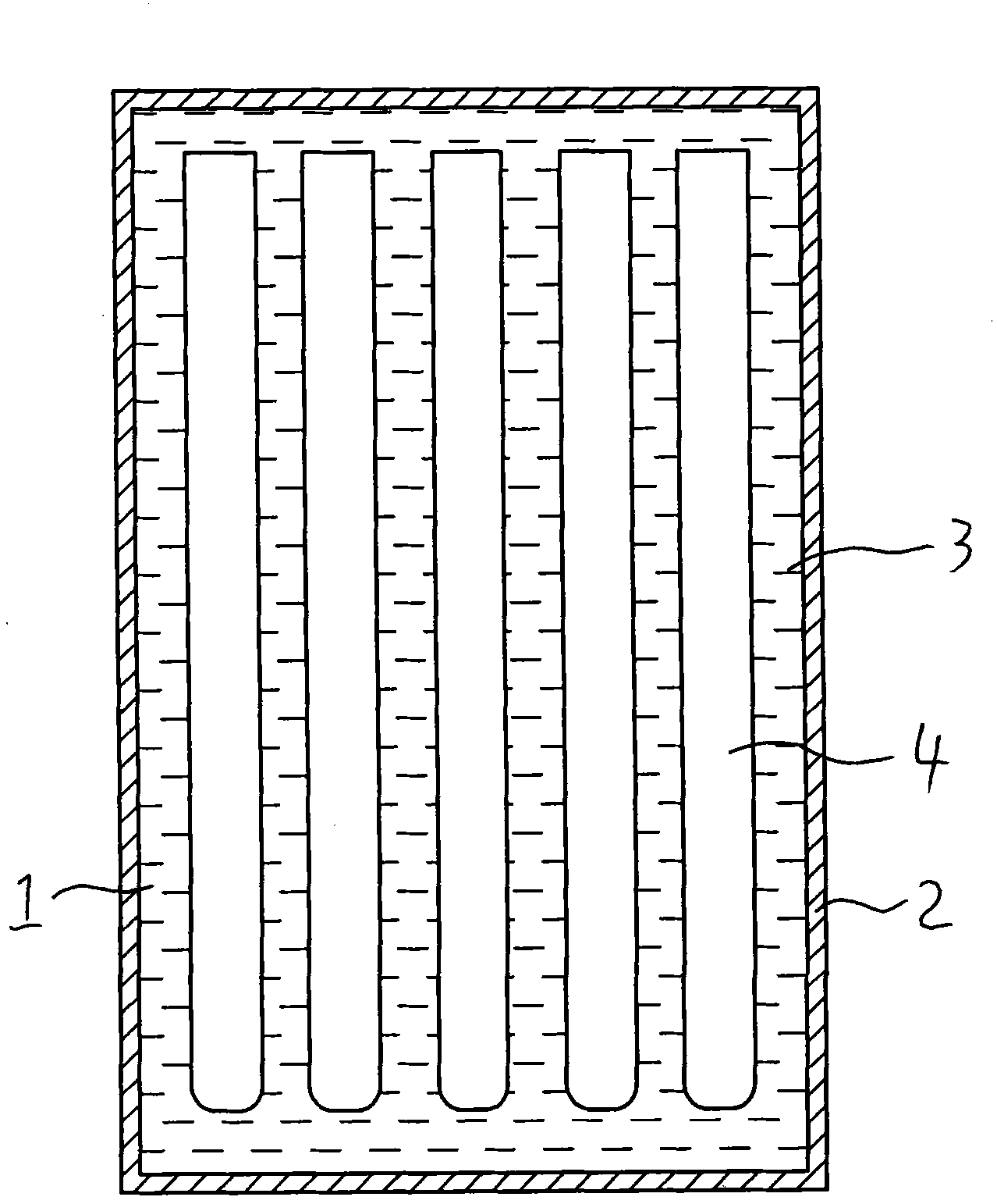 Rapid heat radiation device