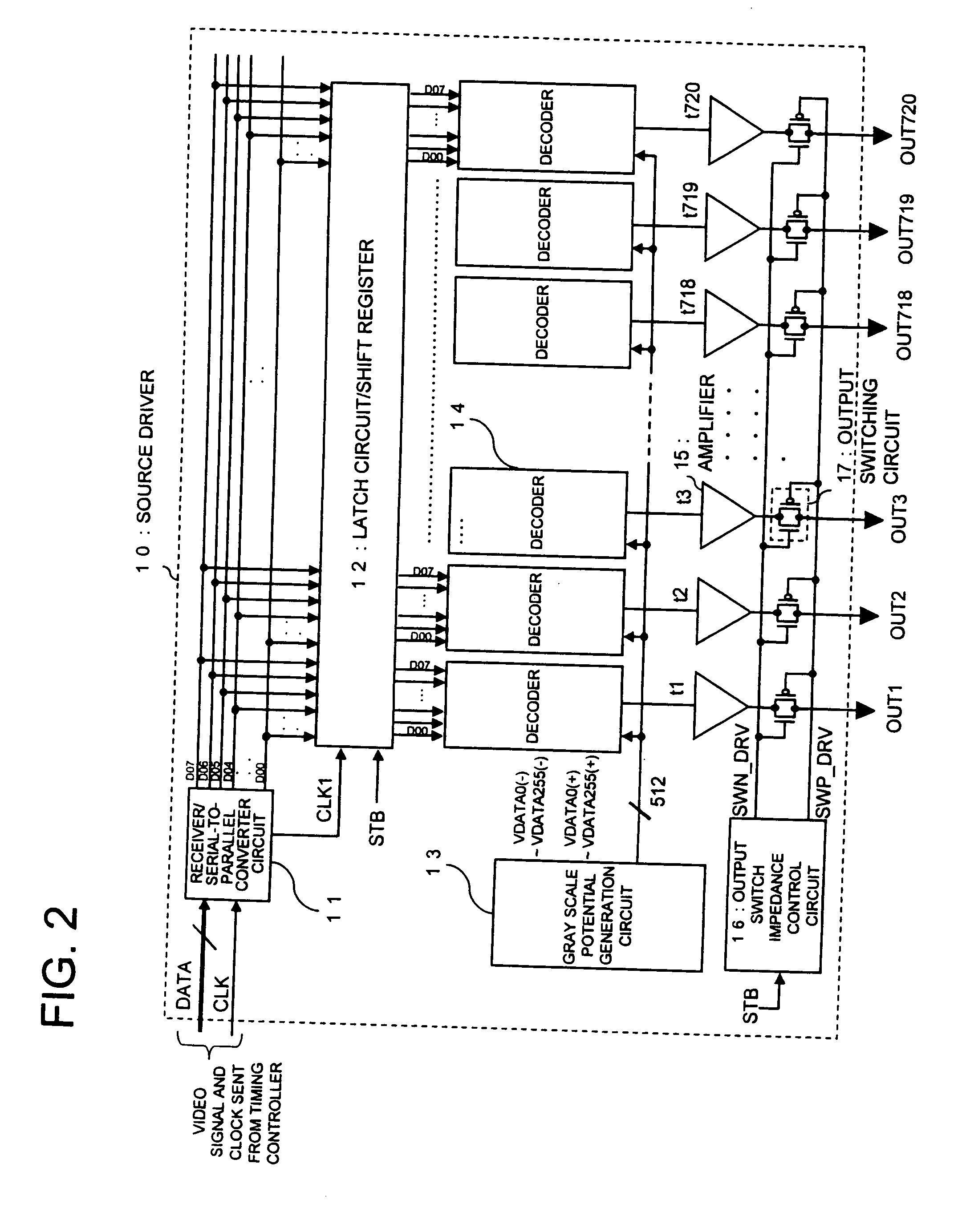 Driving circuit and display