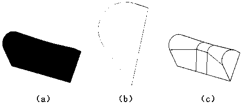 Volute with inward concave inclined volute tongue structure