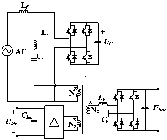 New electric automobile charging circuit and control method thereof