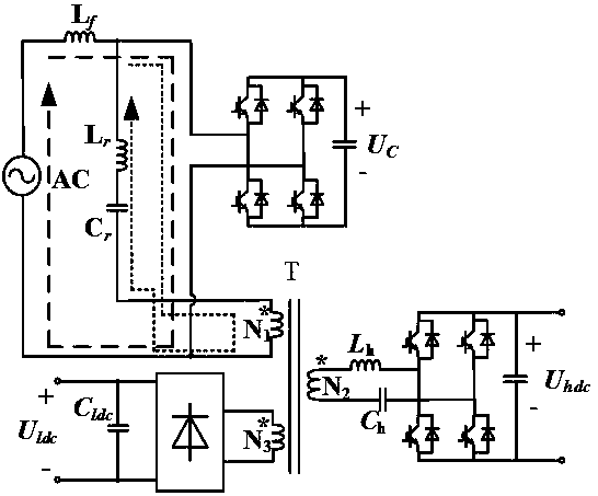 New electric automobile charging circuit and control method thereof