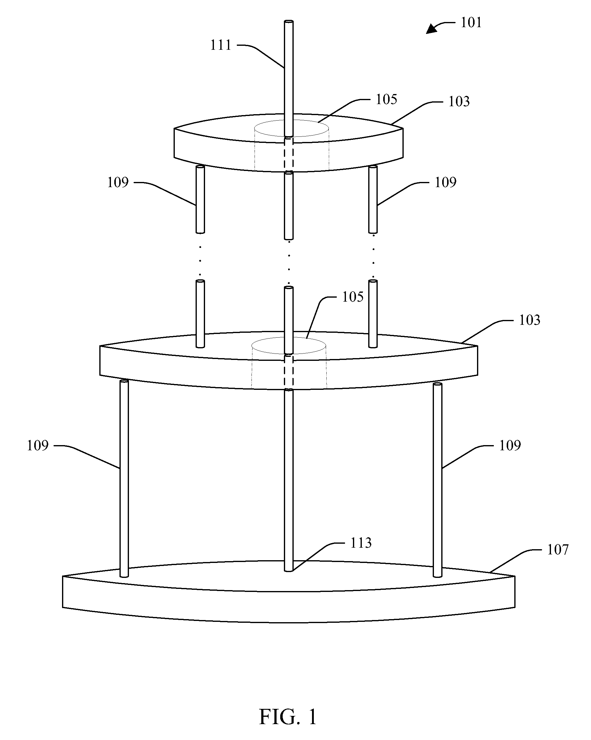 Layer cake support