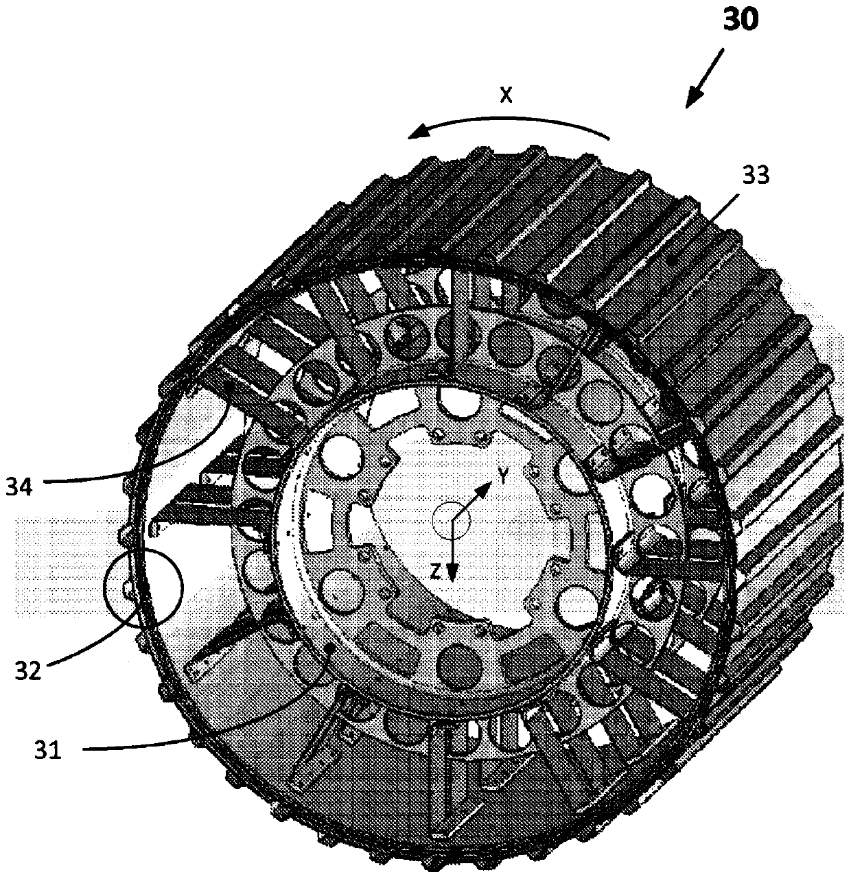 Non-pneumatic resilient wheel