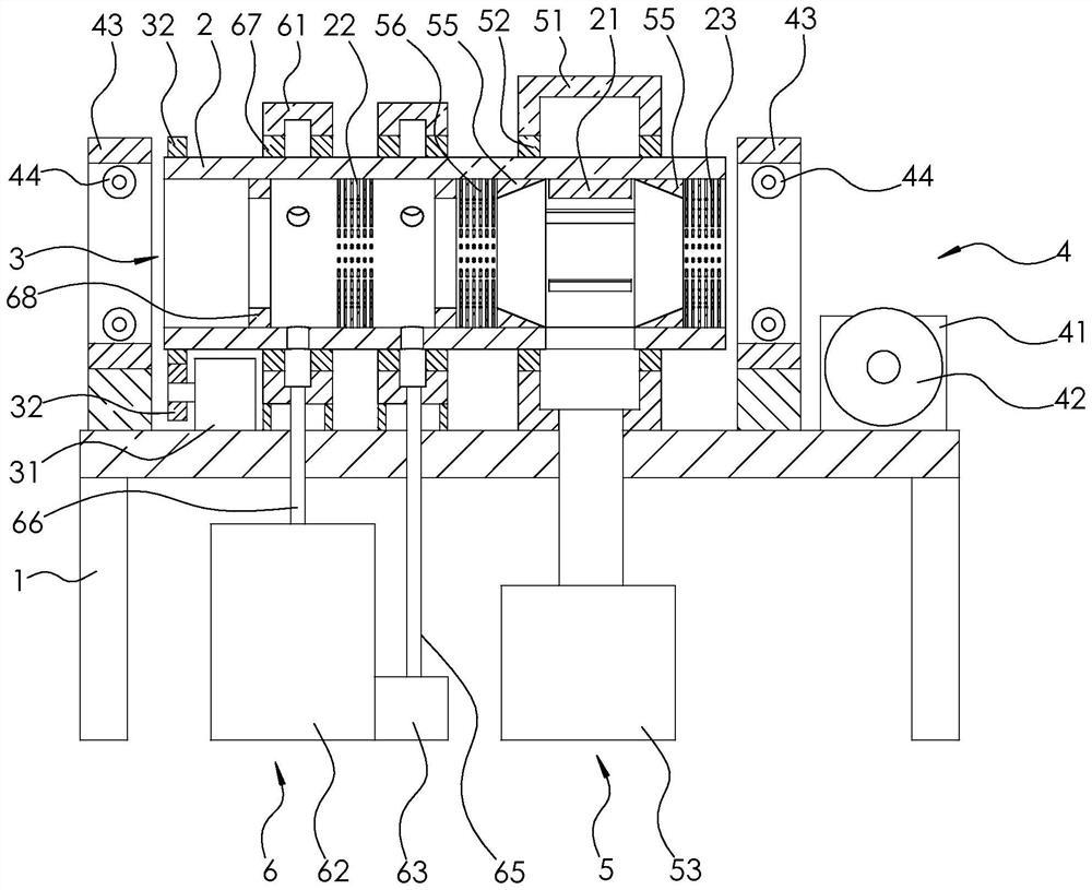 Drill rod rust removal equipment for petroleum engineering