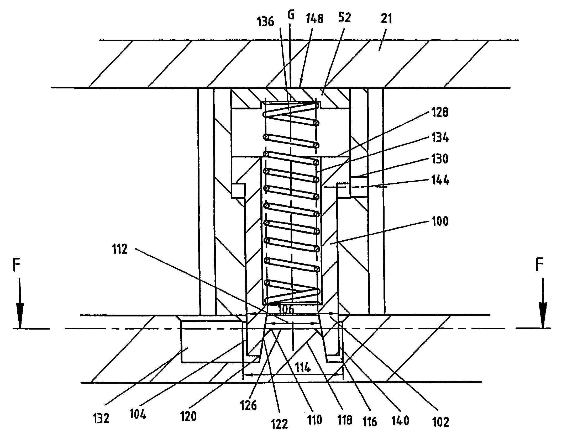 Camshaft adjuster with play-free locking