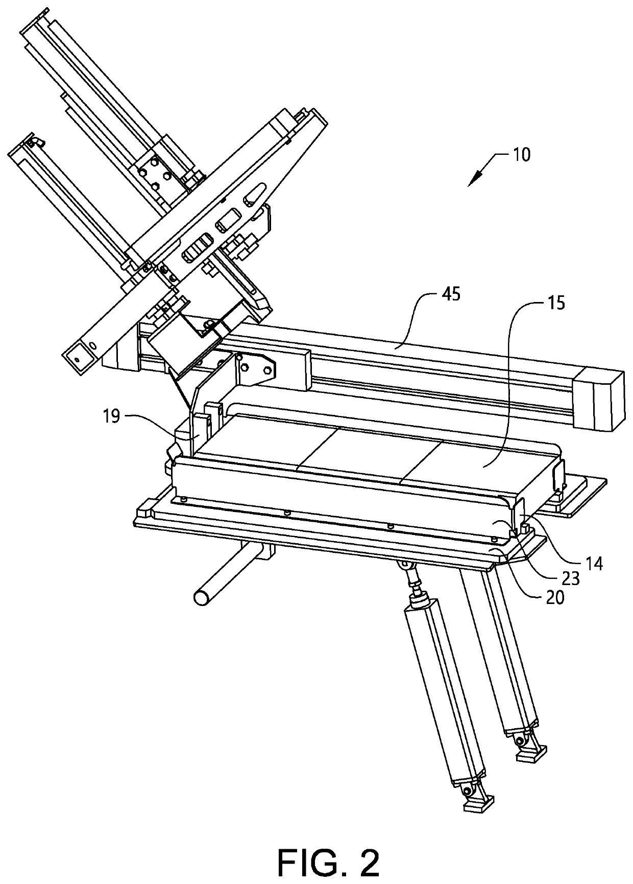 Carton stack divider and method for dividing a stack