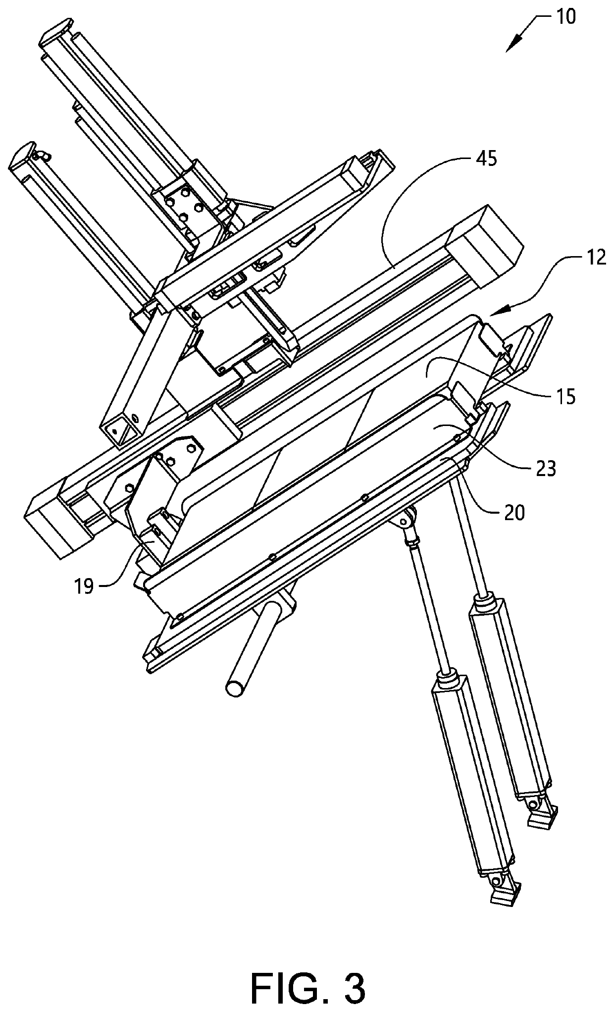 Carton stack divider and method for dividing a stack