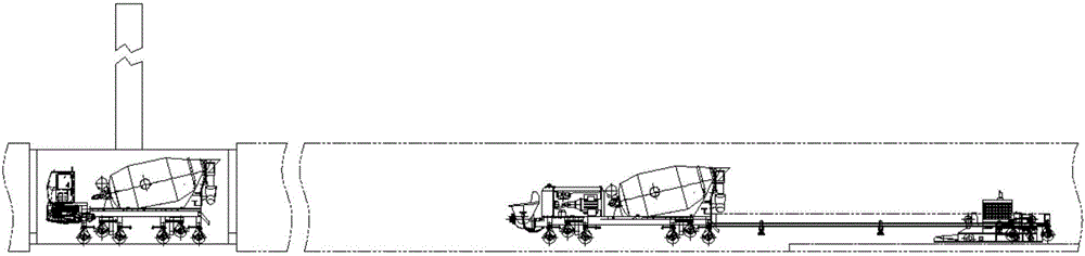 Construction method for plate ballast bed of metro