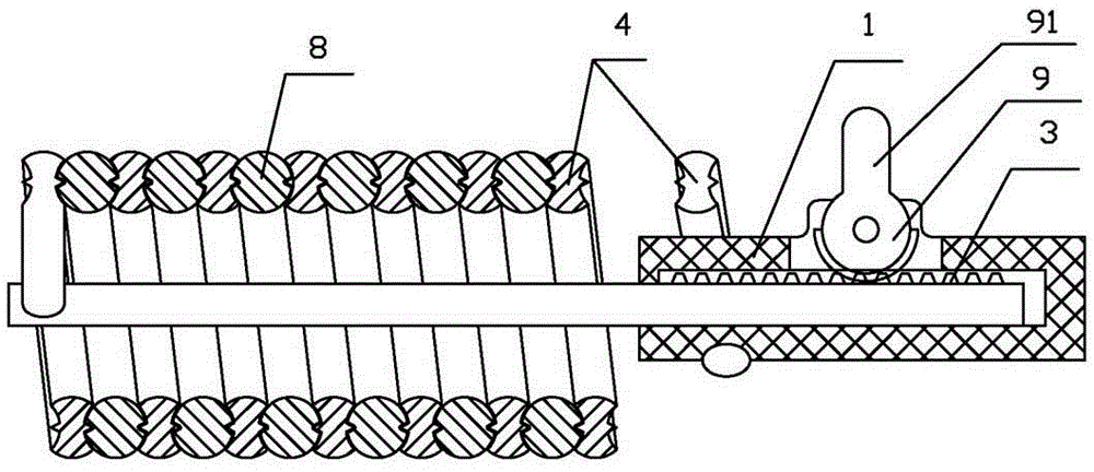 Push rod type vascular dilator implanting tool