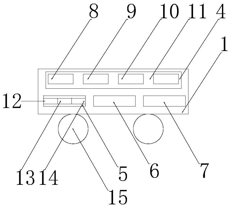 Coal roadway driving working face coal seam gas content non-contact dynamic continuous measurement system and method