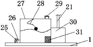 Pigsty feeding device with automatic cleaning function for animal husbandry