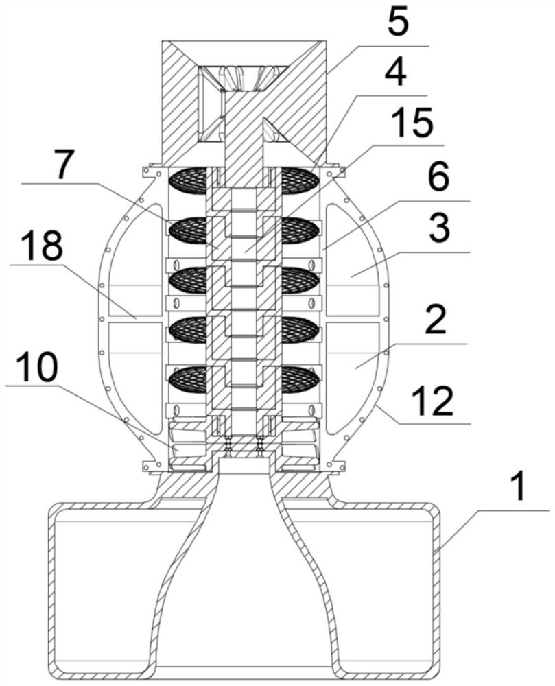 Efficient multi-stage heating furnace burner