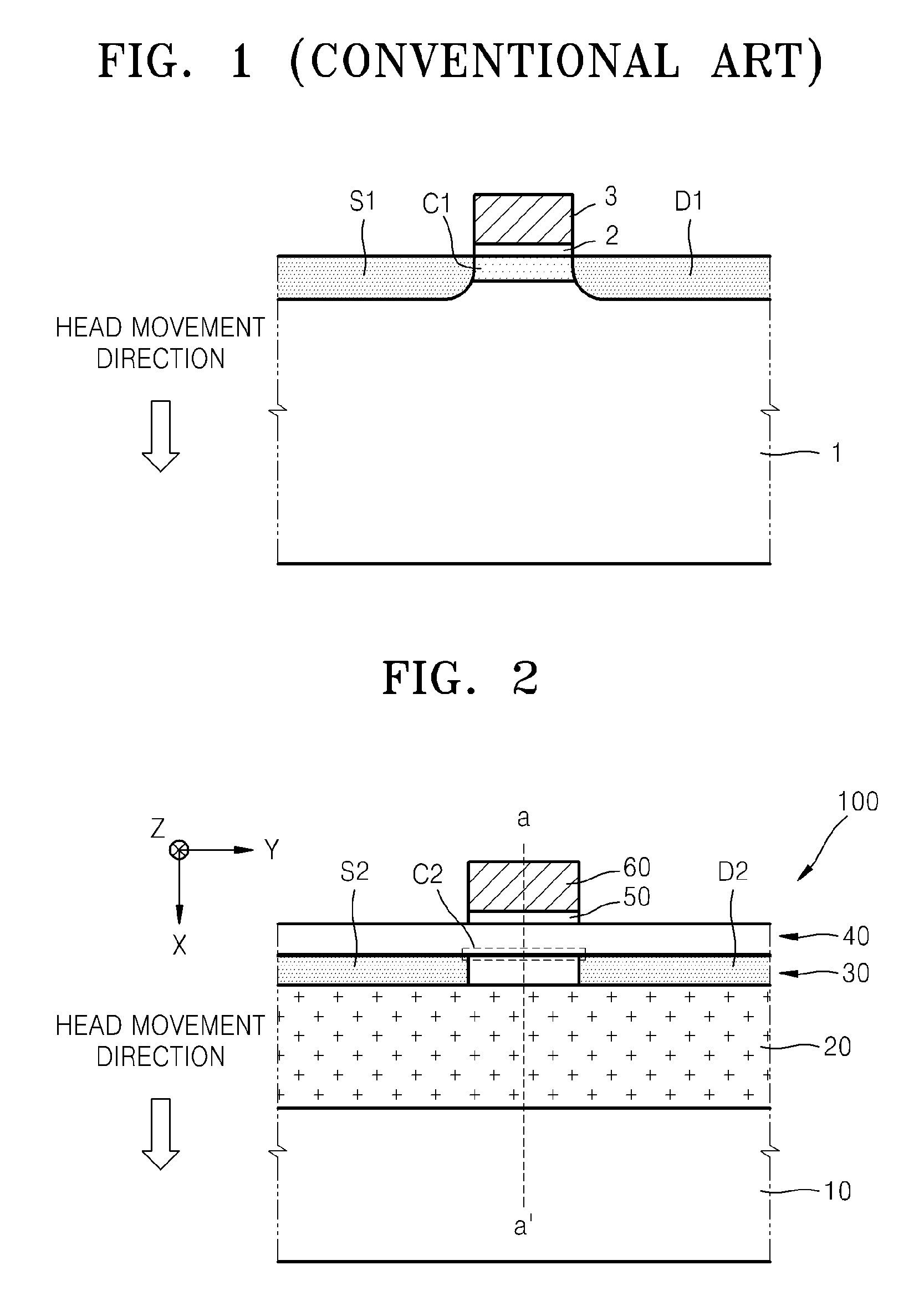 Electric field read/write head, method of manufacturing the same, and information storage device comprising electric field read/write head