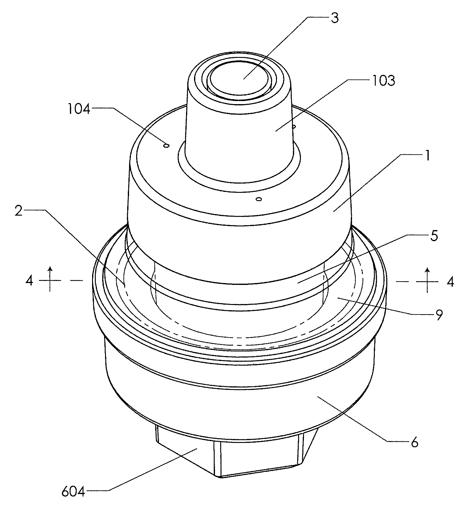 Fill-through tire pressure indicator