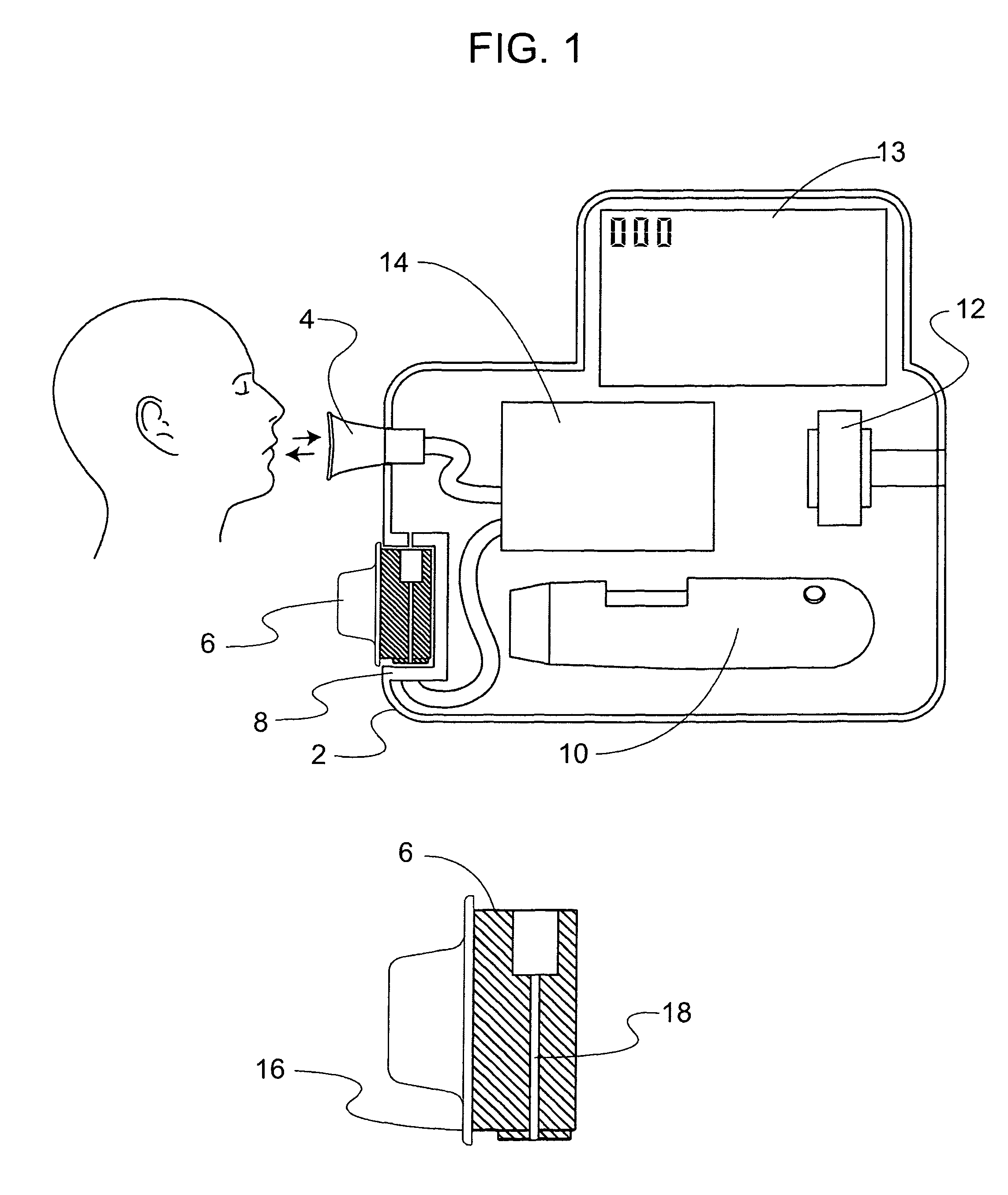 Method and apparatus for analyzing acetone in breath