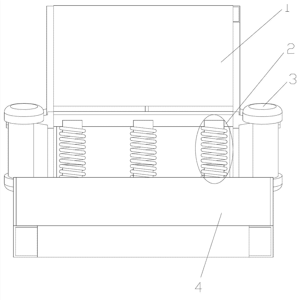 Vibrating mechanism for vibrator feeder