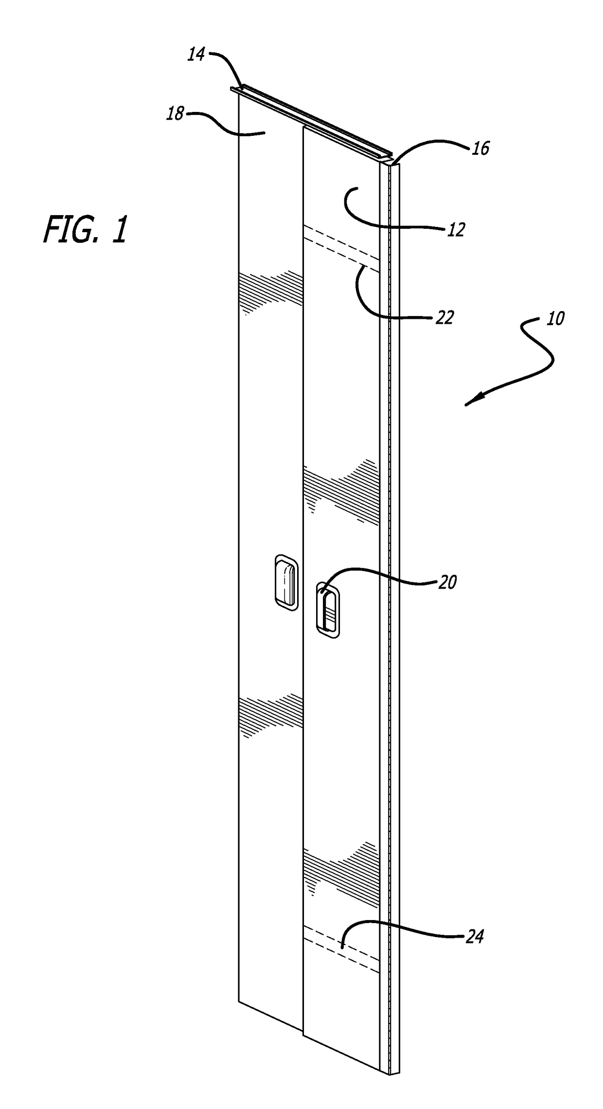 Telescoping aircraft panel door