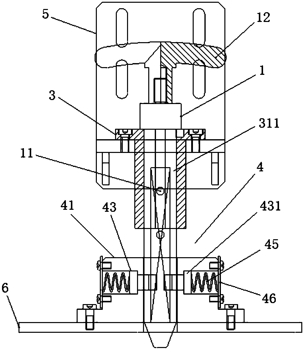 Rapid locking device of carrying trolley