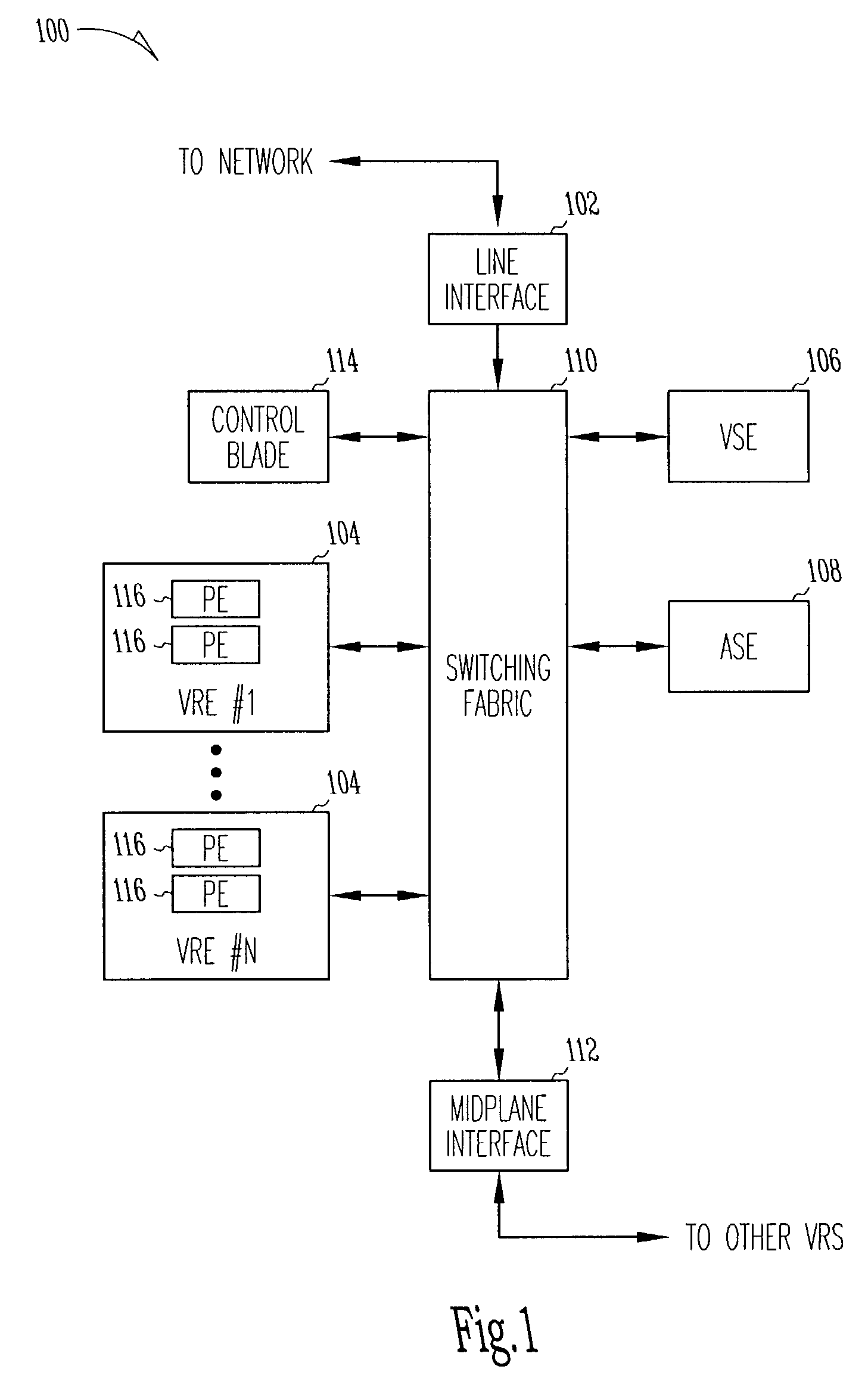 System and method for virtual router failover in a network routing system