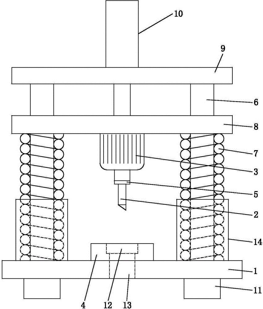 Simple drilling machine