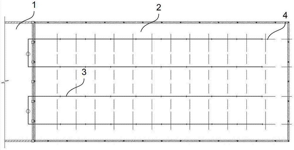 High-ammonia nitrogen organic sewage purification treatment system and method