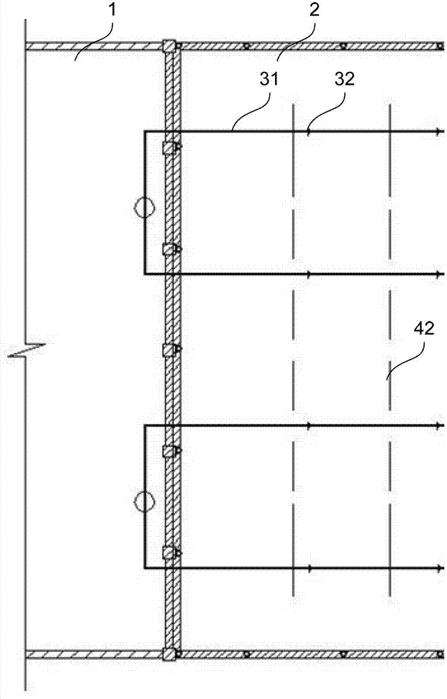 High-ammonia nitrogen organic sewage purification treatment system and method