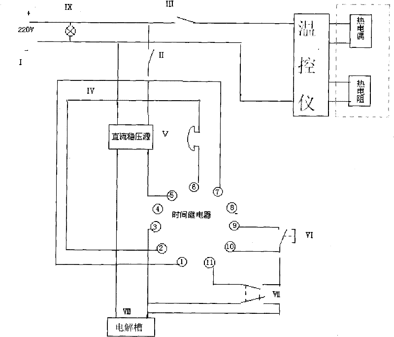 Metallographical sample electrolytic polishing device applied to laboratory