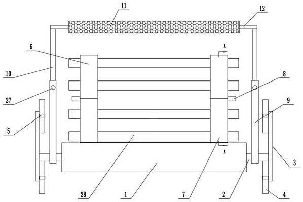 A transport device for transporting water conservancy pipelines