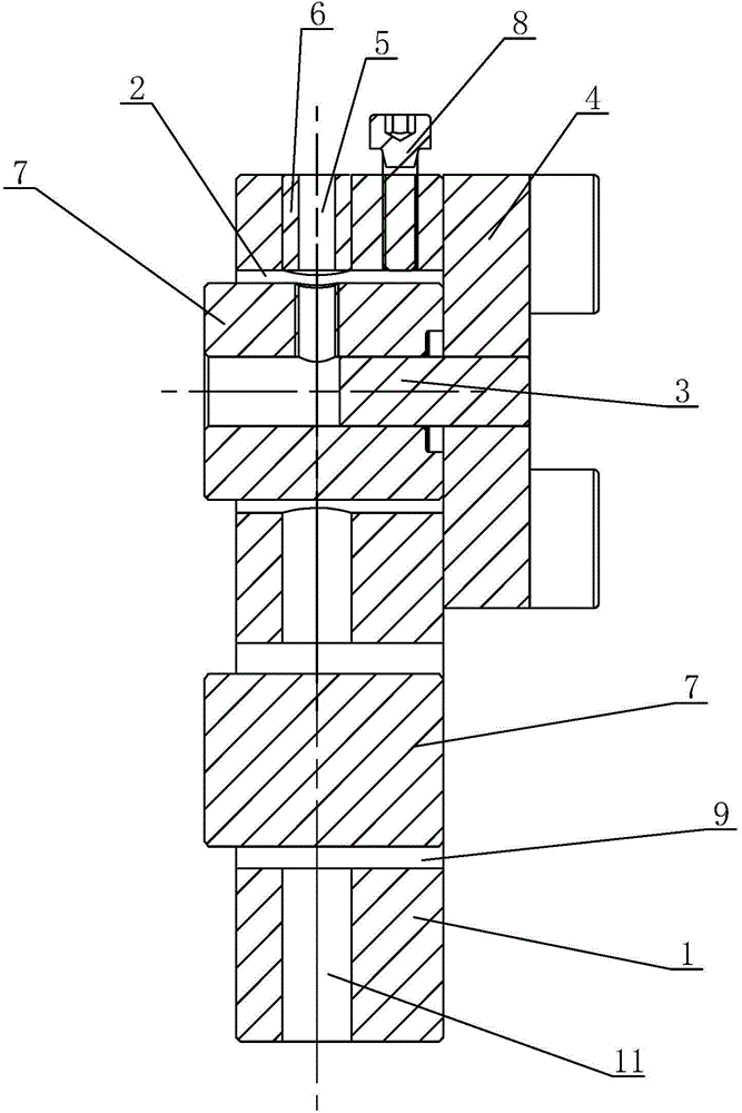 Part fast hole drilling and thread tapping clamp