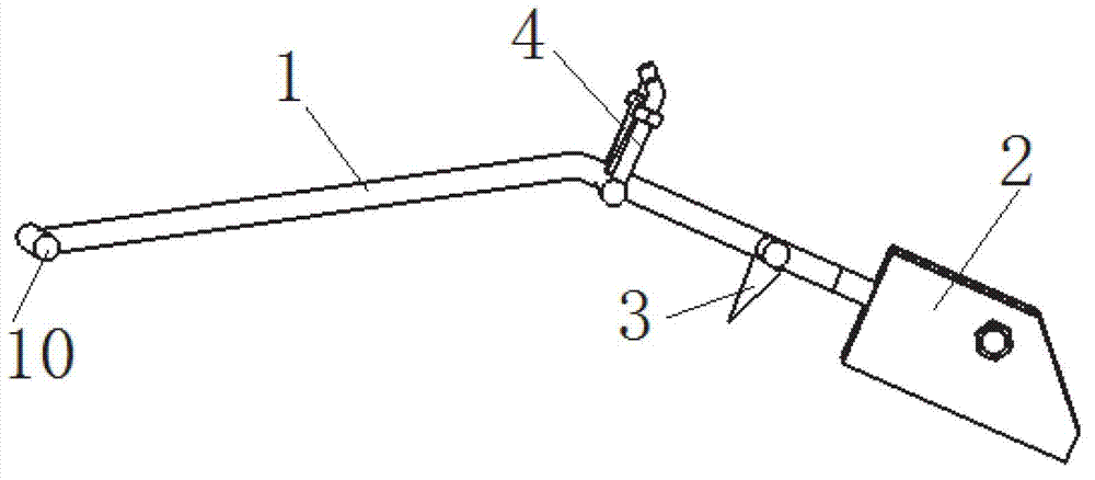 SUV (sports utility vehicle) front cover paint spraying aid and using method thereof