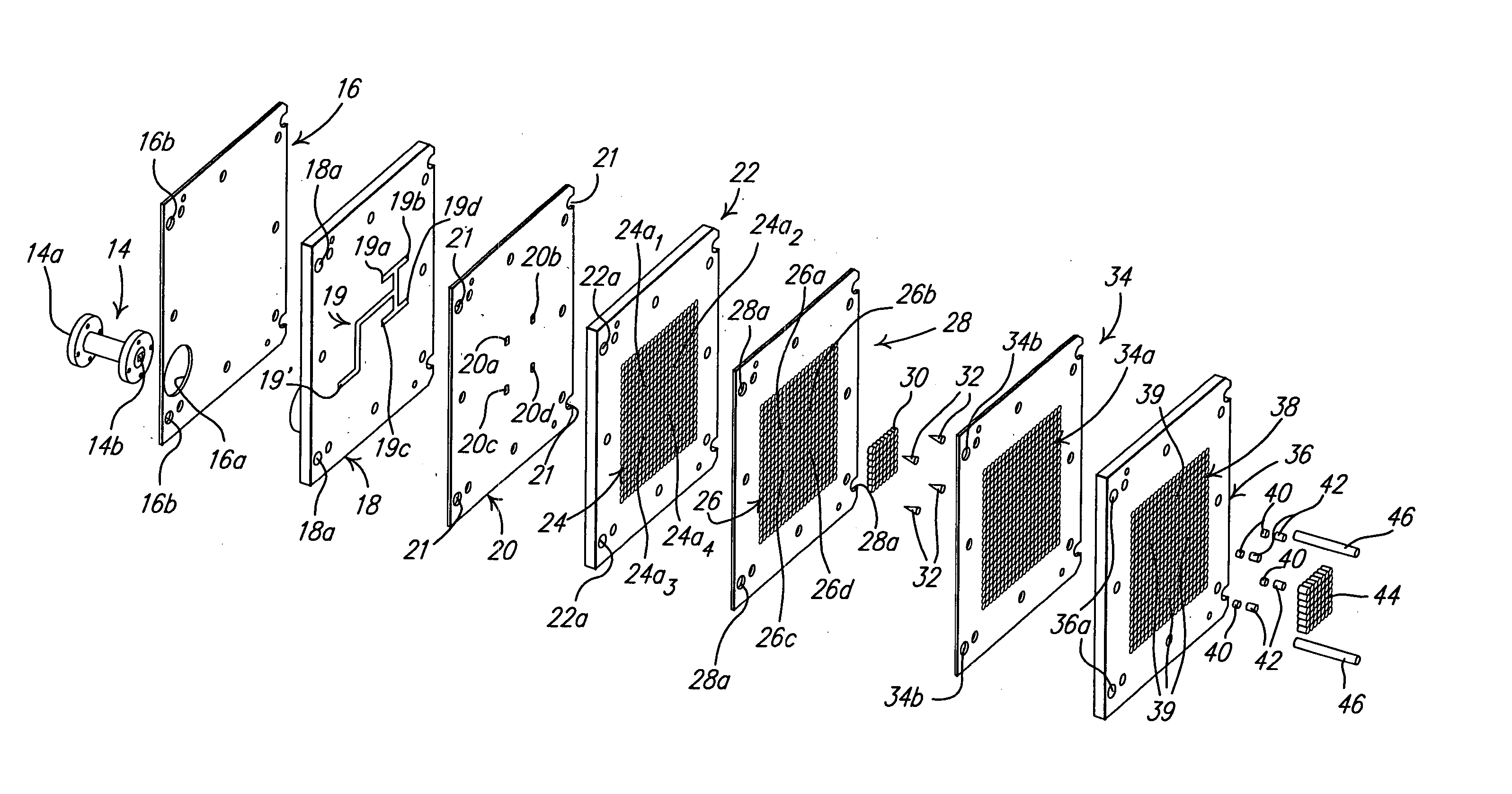 Method and apparatus for forming millimeter wave phased array antenna