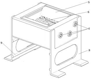 Hand-operated kitchen waste crusher