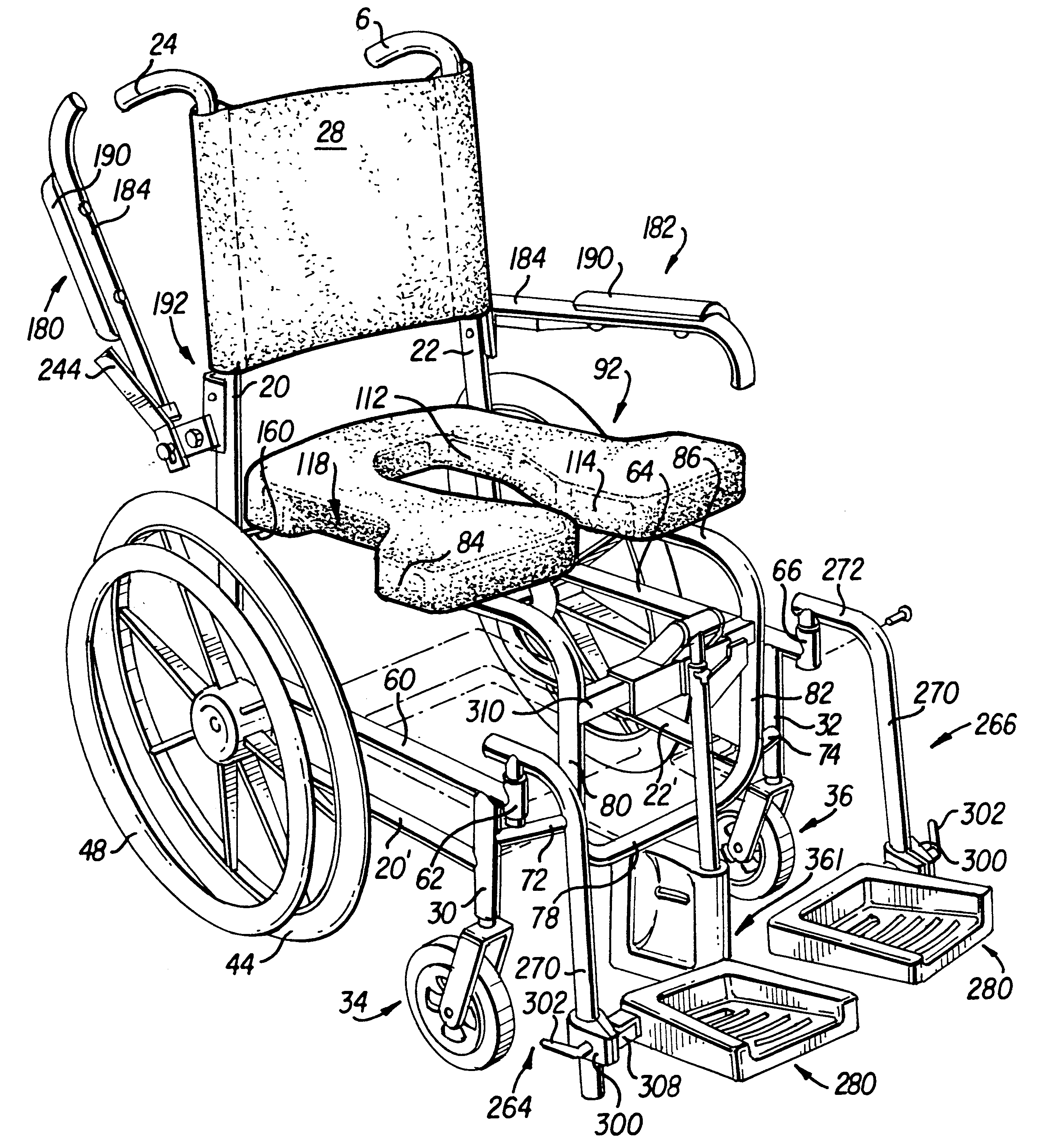 Advanced commode-shower wheelchair