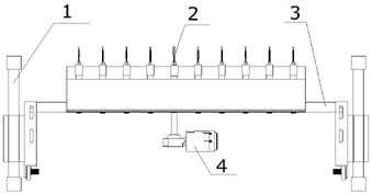 Rotor device of passion fruit pulp digging machine