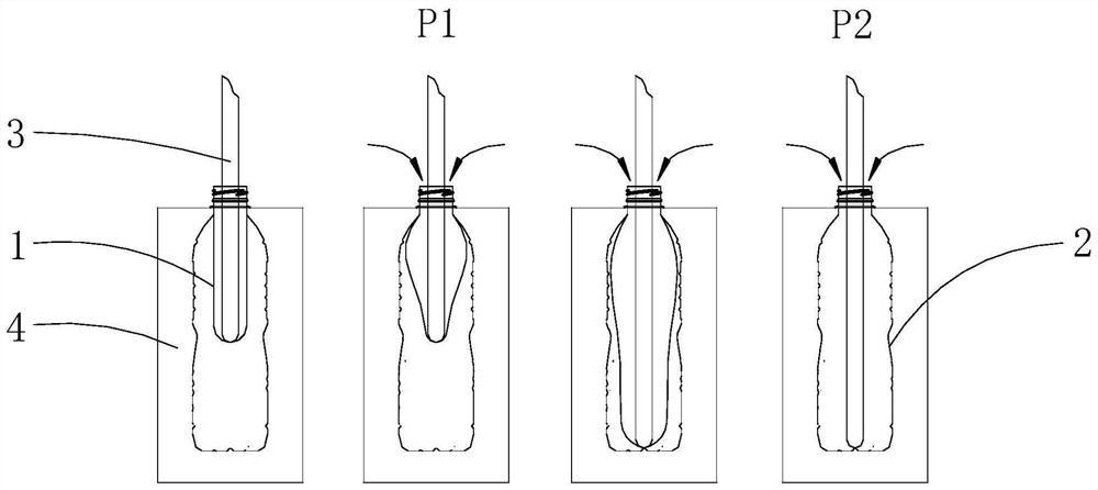 Container blowing method