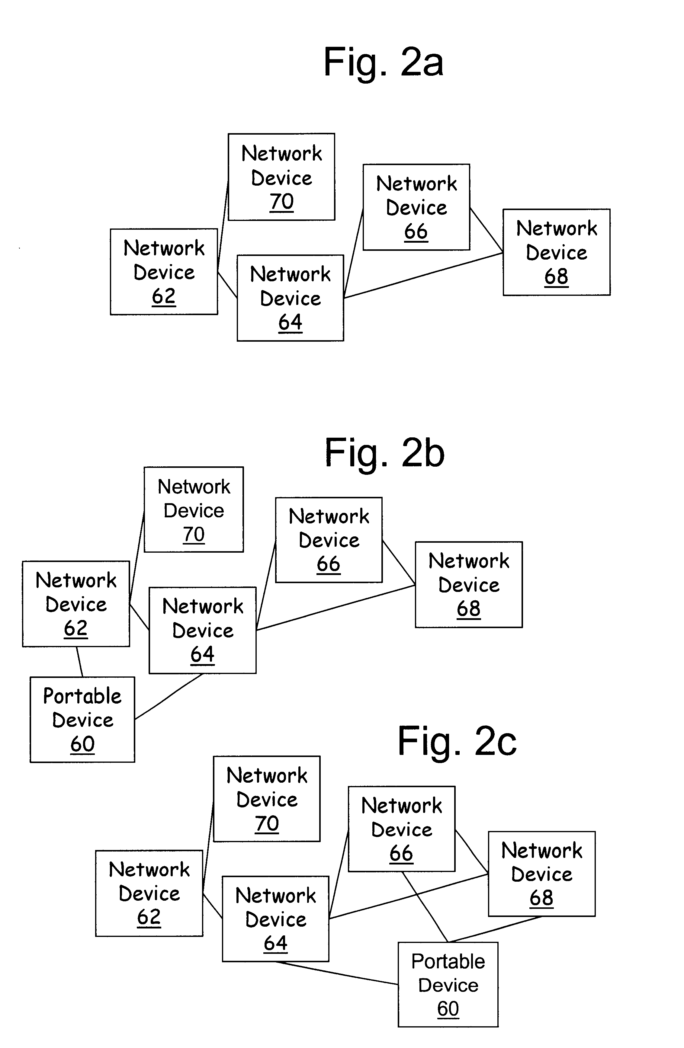 Portable computing device and associated method for analyzing a wireless local area network