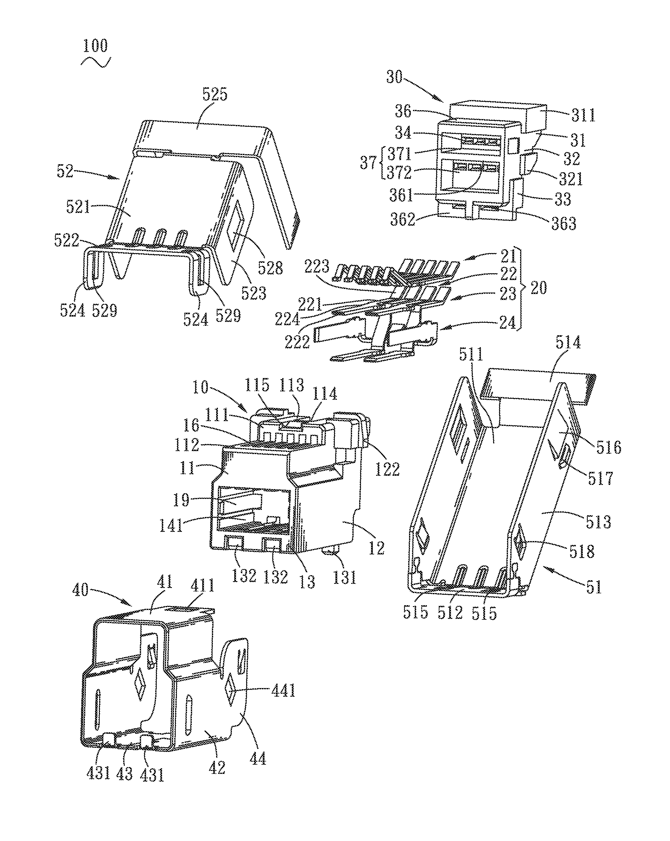 Universal serial bus connector