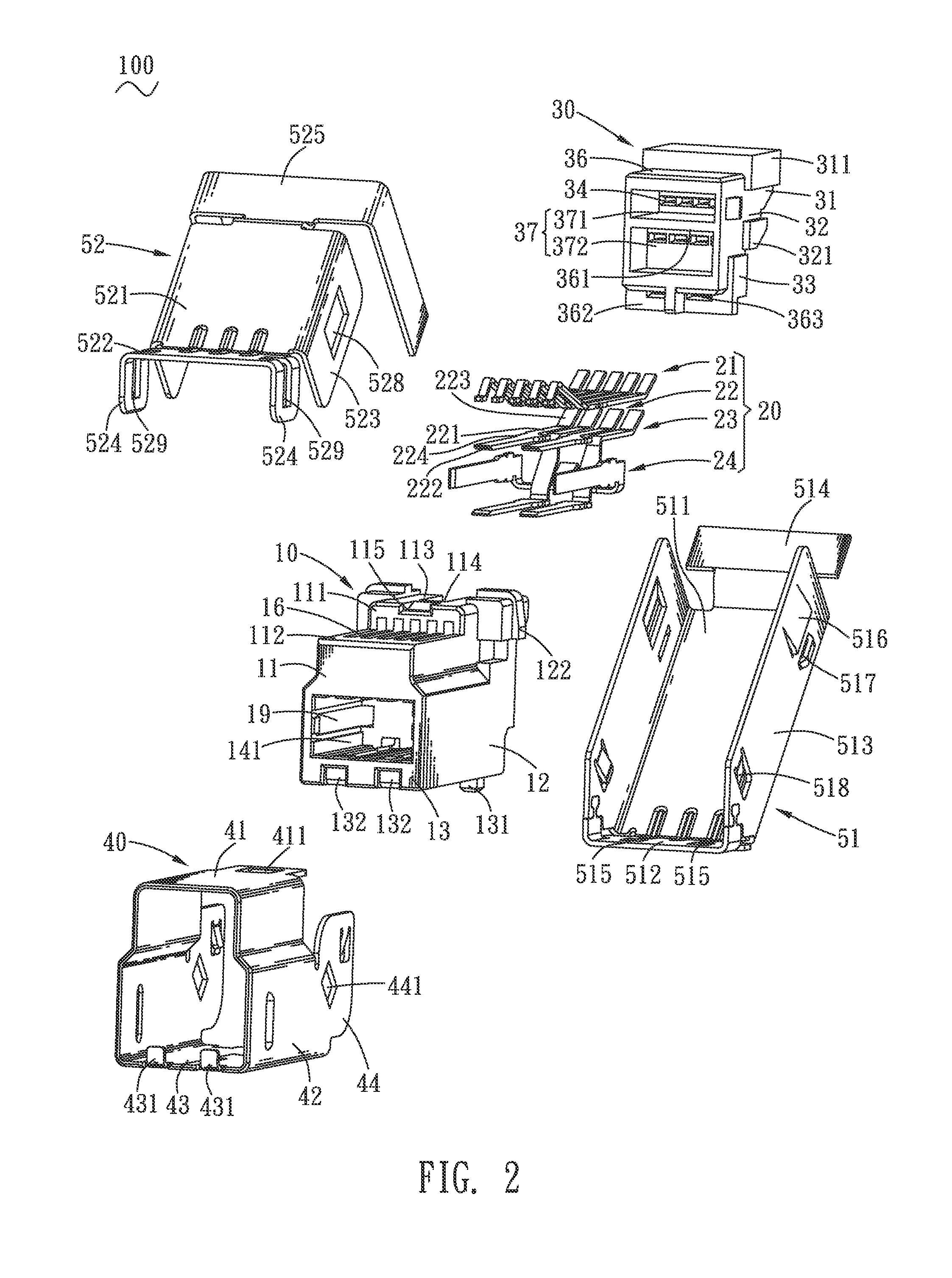 Universal serial bus connector