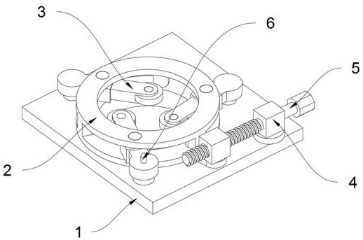 Fixed machining device for cylindrical or cylindrical metal workpiece