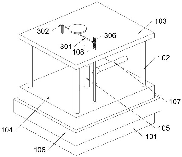 Inner line demolding structure for plastic product injection mold