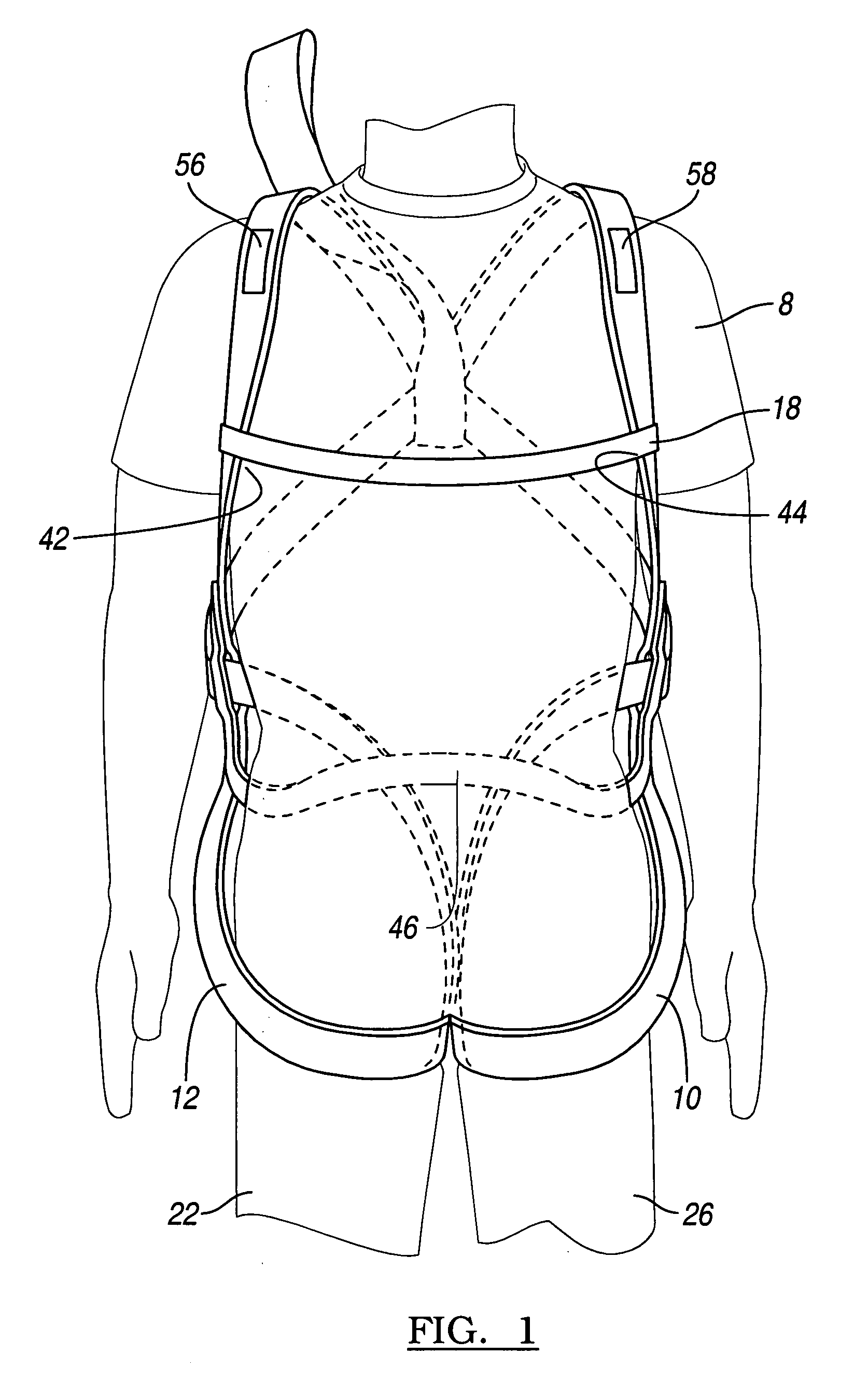 Lightweight safety harness