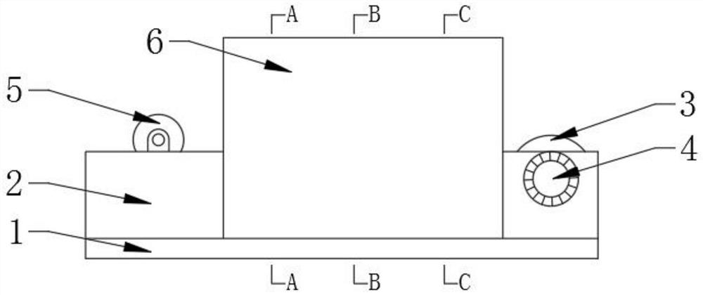 Cable internal metal stripping device in electric power engineering field