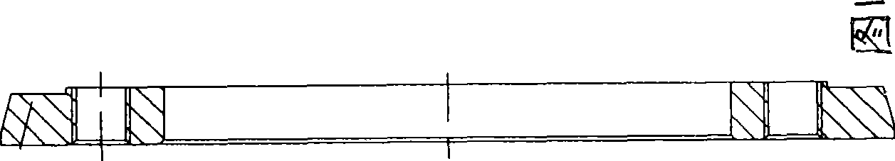 Technique for producing and processing chamfering tool for cylindrical gear double-side tooth profile