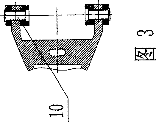 Composition type draw gear of locomotive