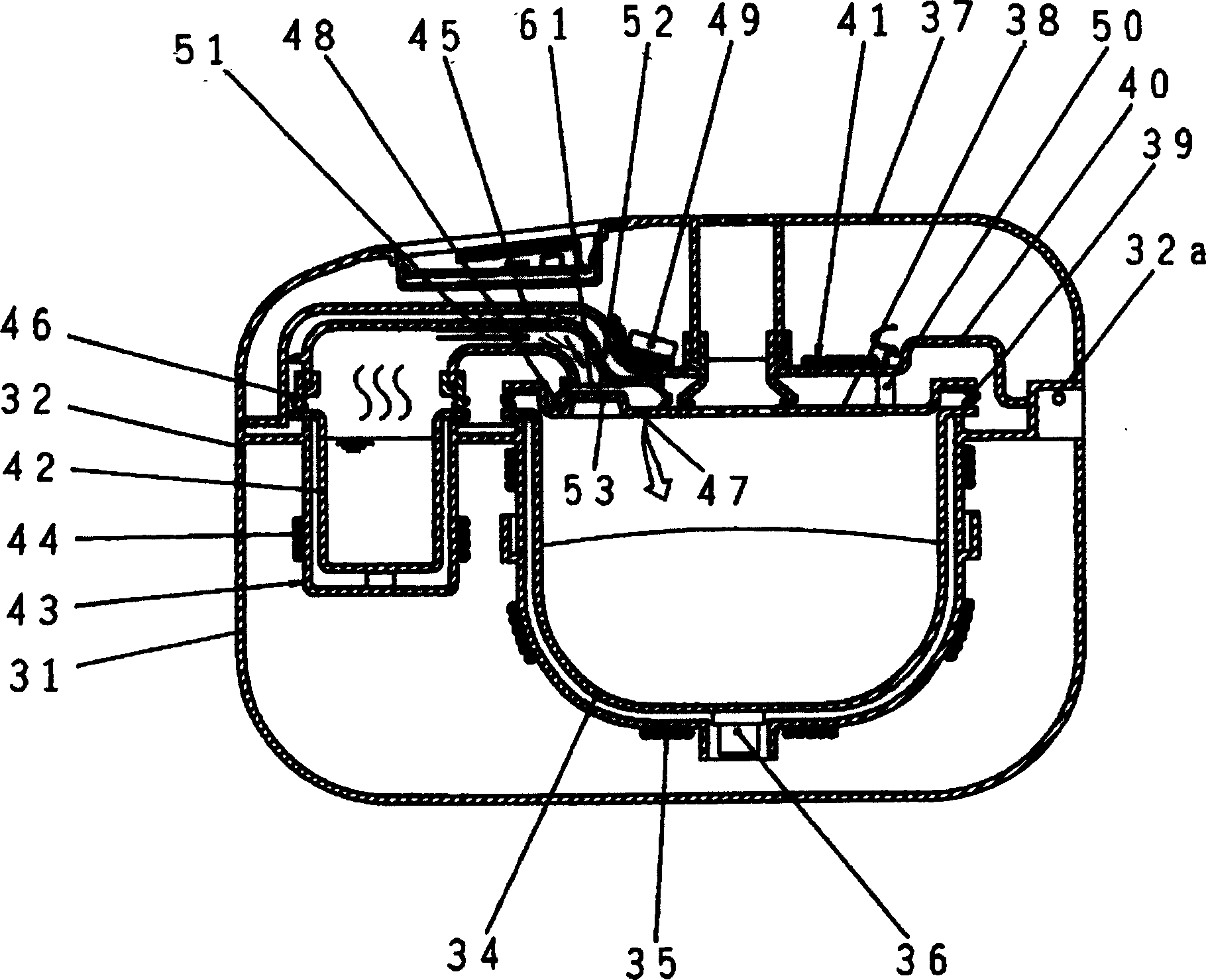 Rice cooking device