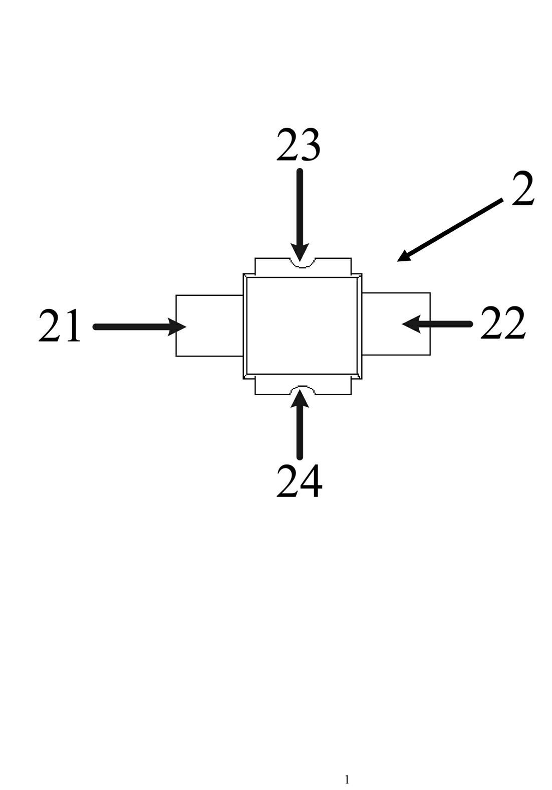 Novel fixing device and assembling method for high-power radio frequency power amplifiers